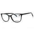 Bebe Women's Eyeglasses - Blue Animal Acetate Cat Eye Full Rim Frame | BB5201 400