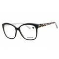 Bebe Women's Eyeglasses - Jet Cat Eye Full Rim Frame Clear Demo Lens | BB5214 001