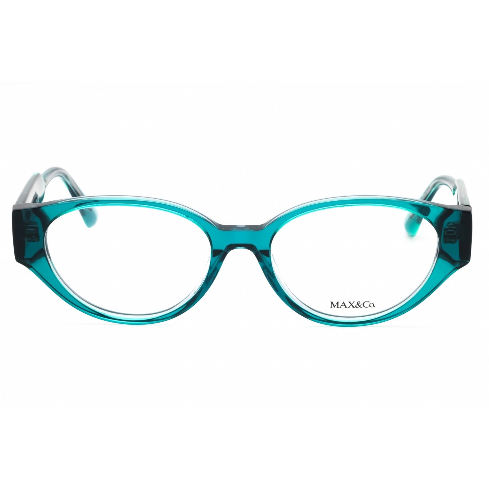 Max & Co. Women's Eyeglasses - Dark Green/Other Acetate Oval Full Rim | MO5094 098