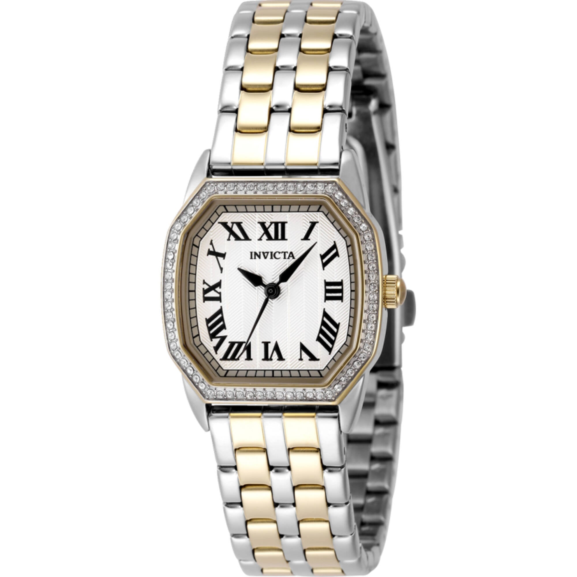 Invicta Women's Watch - Wildflower Silver Tone Dial Two Tone Stainless Steel | 48999
