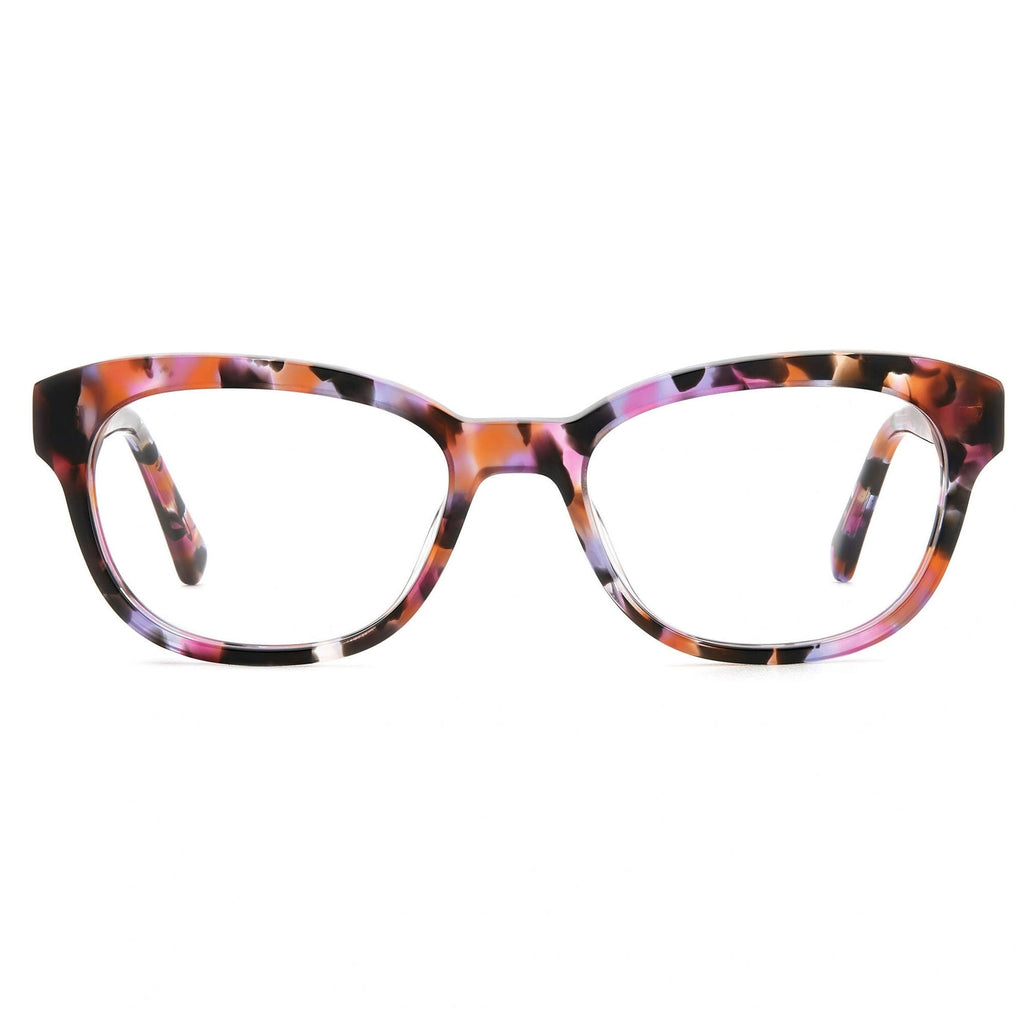 Kate Spade Women's Eyeglasses - Havana Multicolor Plastic Oval Frame | Zelda 08XS