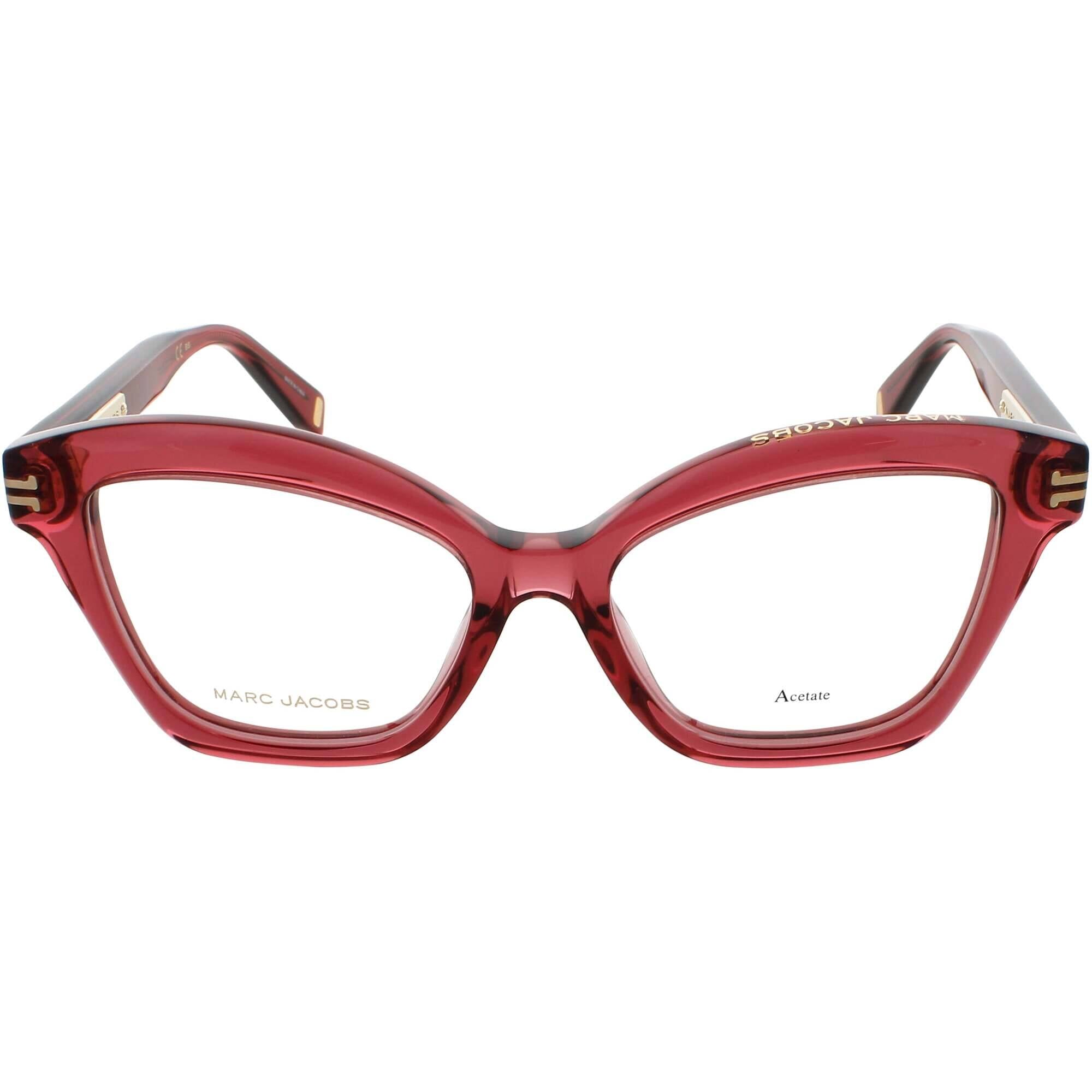 Marc Jacobs Women's Eyeglasses - Burgundy Plastic Cat Eye Frame | MJ 1032 0LHF