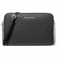 Michael Kors Women's Crossbody Bag - Jet Set Canvas, Black | 35F8STTC3B-001