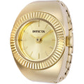 Invicta Women's Ring Watch - Mini Angel Quartz Gold Tone Dial Bracelet | 48947