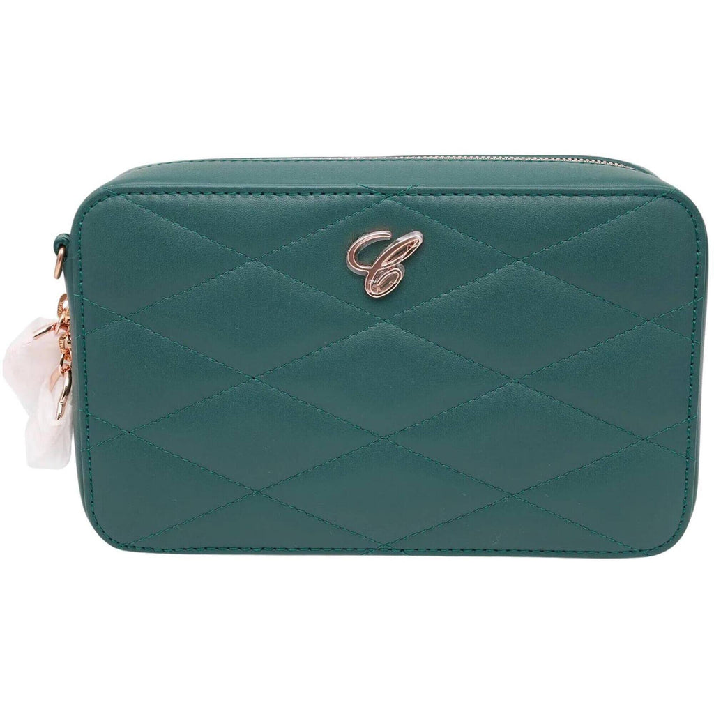 Chopard Women's Chain Bag - Happy Hearts Green Quilted Leather Mini | 95000-1100