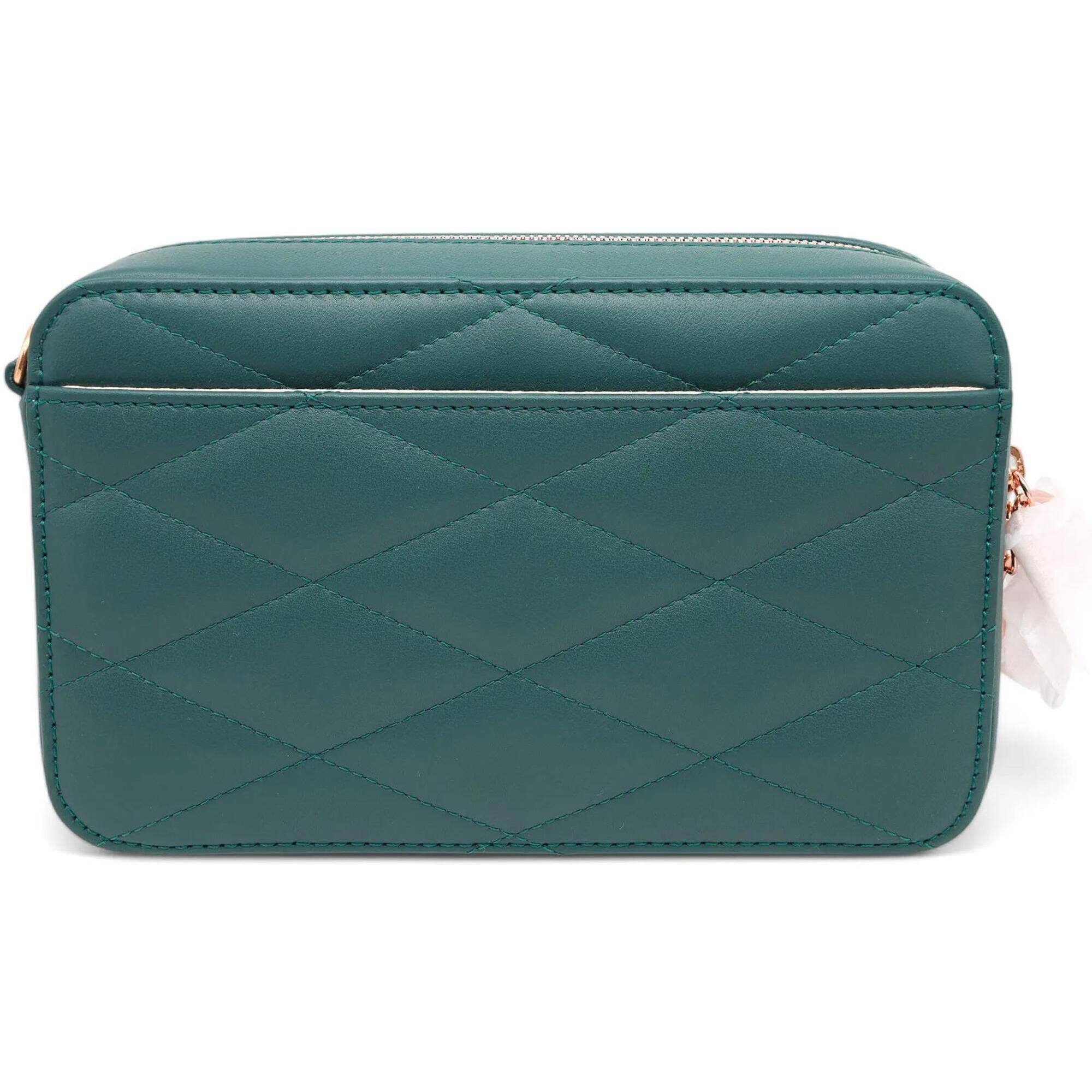 Chopard Women's Chain Bag - Happy Hearts Green Quilted Leather Mini | 95000-1100