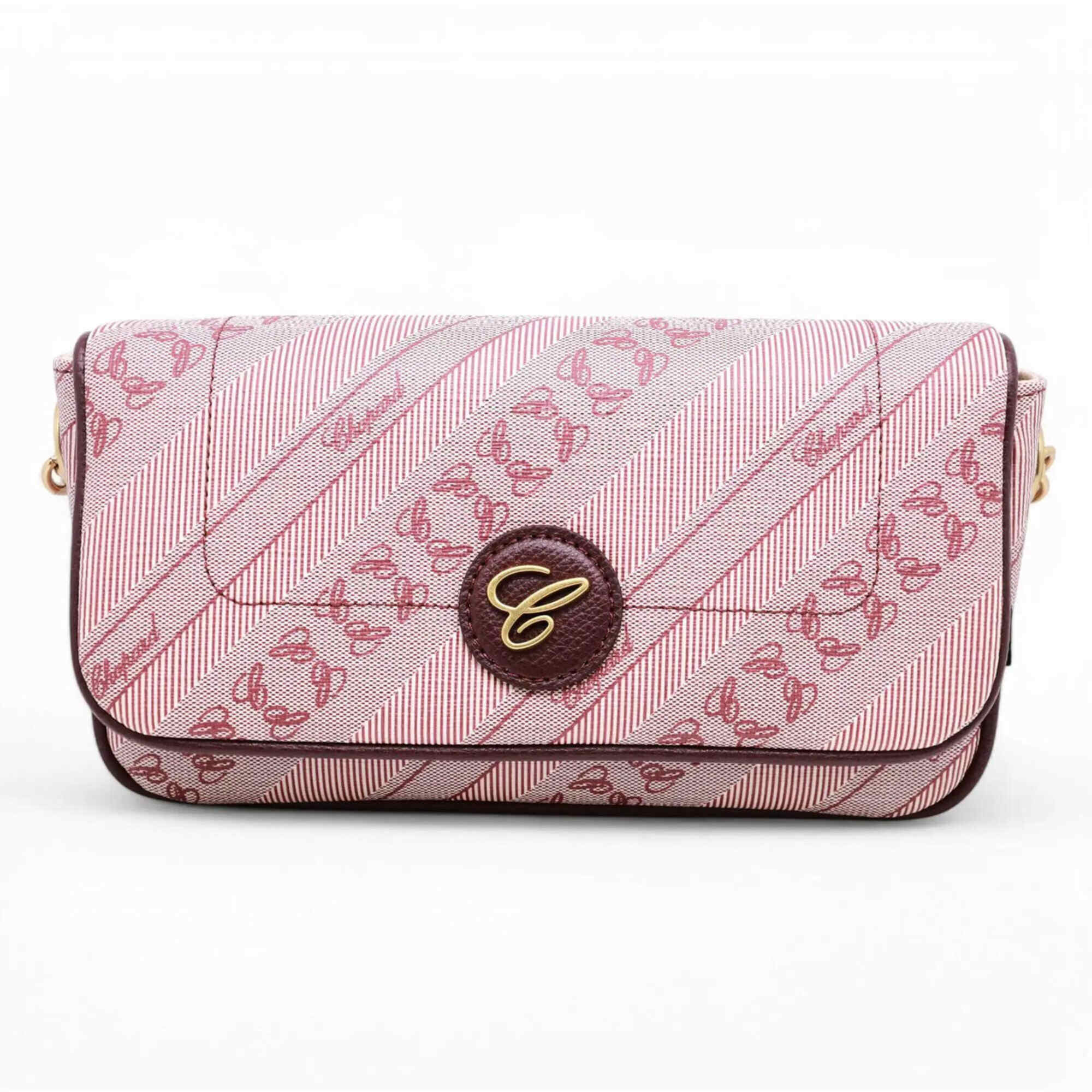 Chopard Women's Crossbody Bag - Happy Sport Mini Bordeaux Canvas | 95000-1125