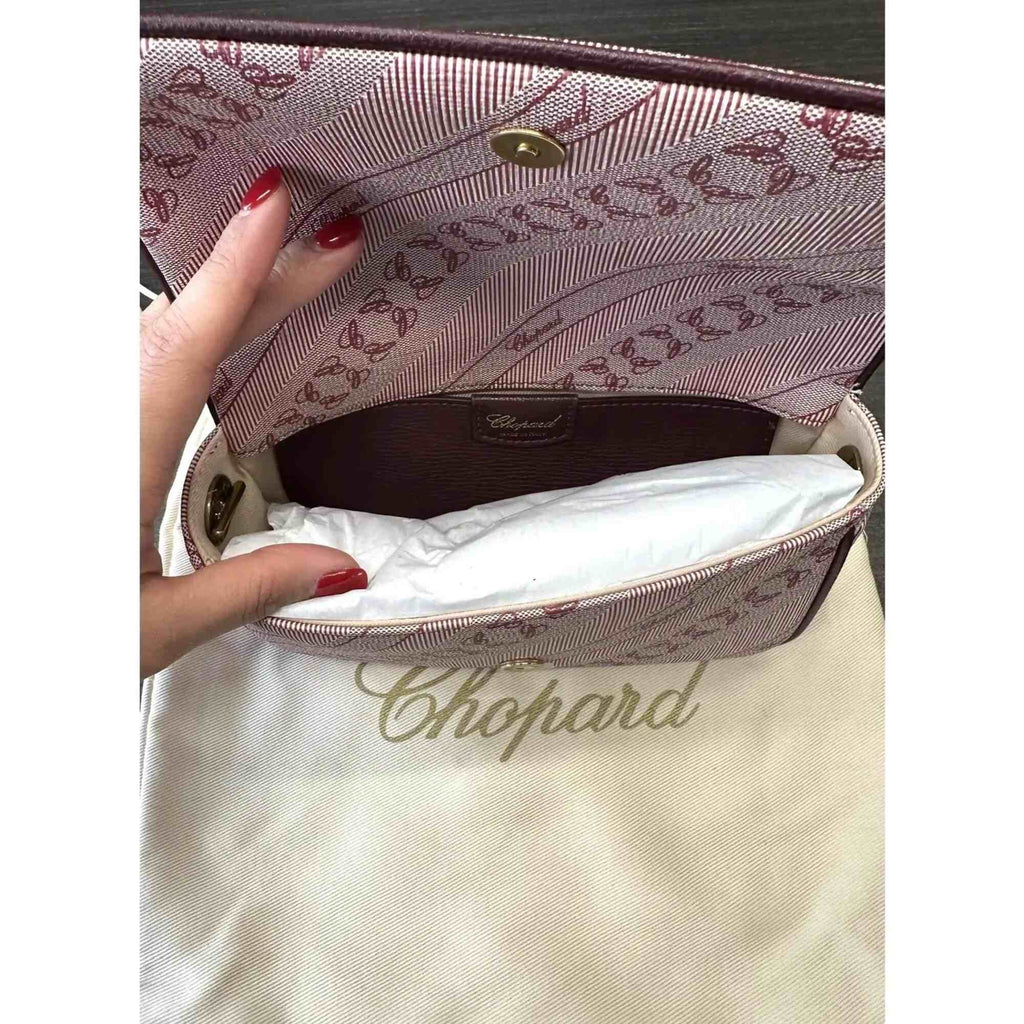 Chopard Women's Crossbody Bag - Happy Sport Mini Bordeaux Canvas | 95000-1125
