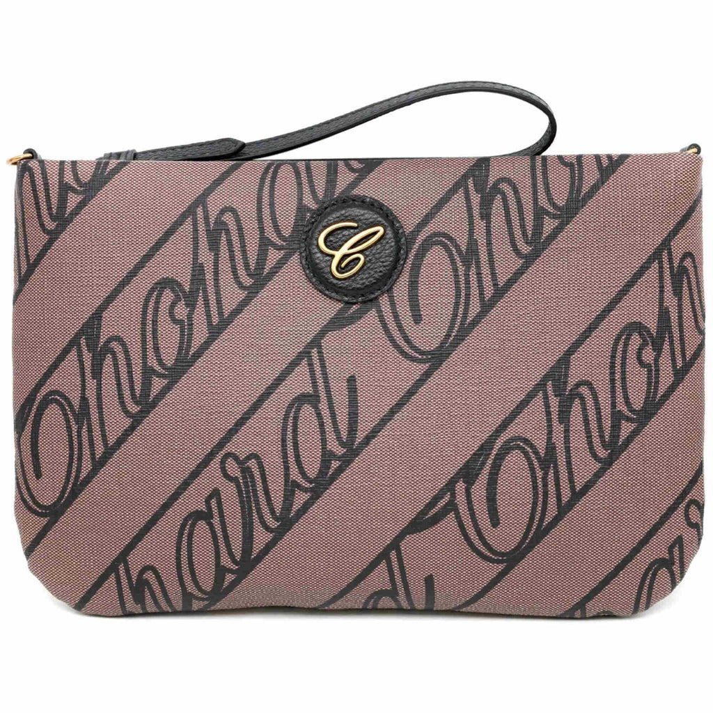 Chopard Women's Mini Pouch - Chopardissimo Brown Canvas | 95000-1214