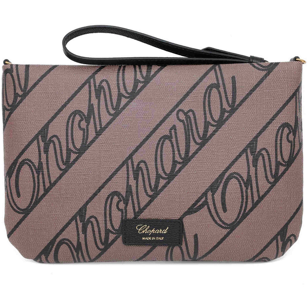 Chopard Women's Mini Pouch - Chopardissimo Brown Canvas | 95000-1214