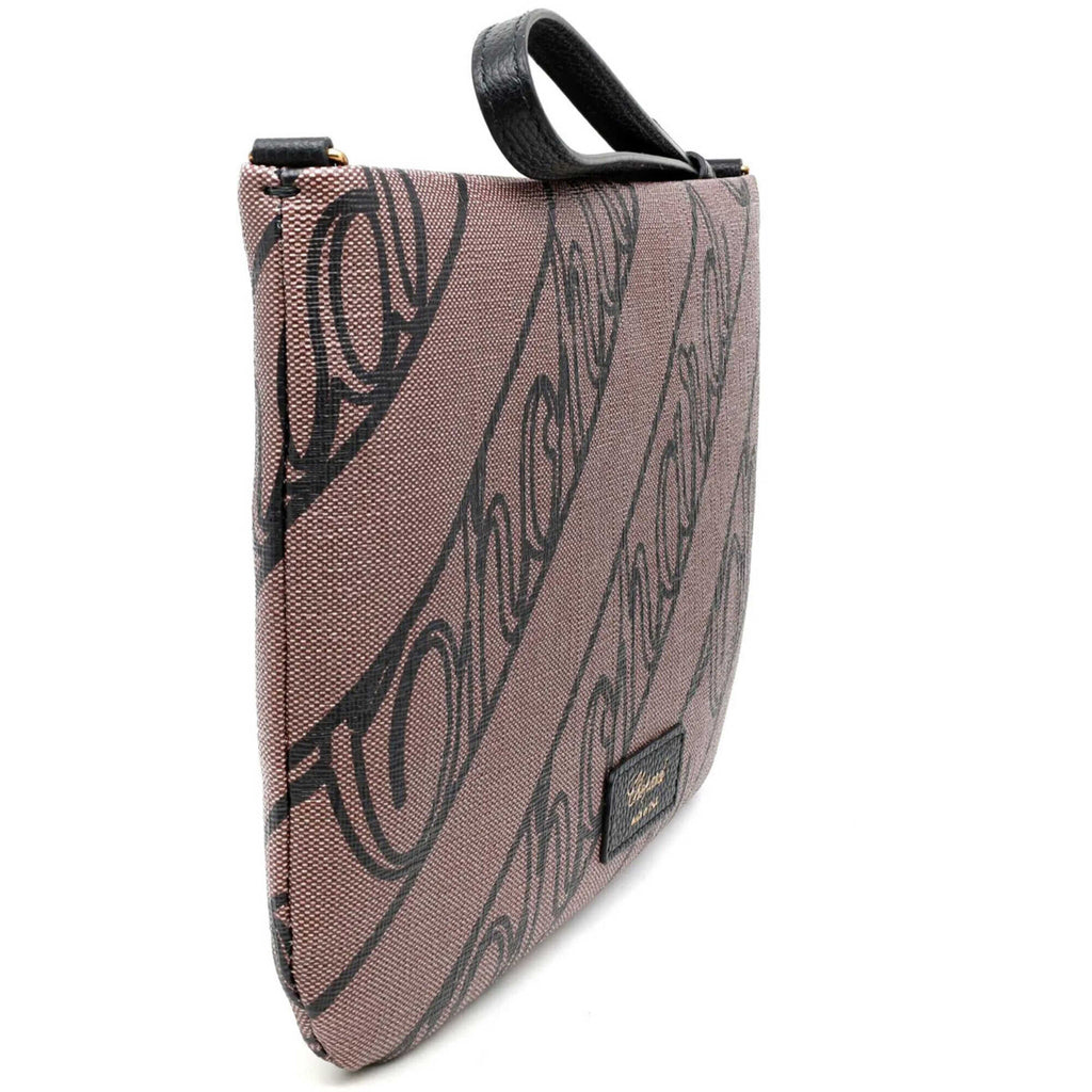 Chopard Women's Mini Pouch - Chopardissimo Brown Canvas | 95000-1214
