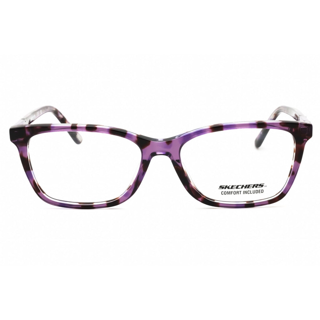 Skechers Women's Eyeglasses - Violet/Other Acetate Full Rim Cat Eye Frame | SE2154 083