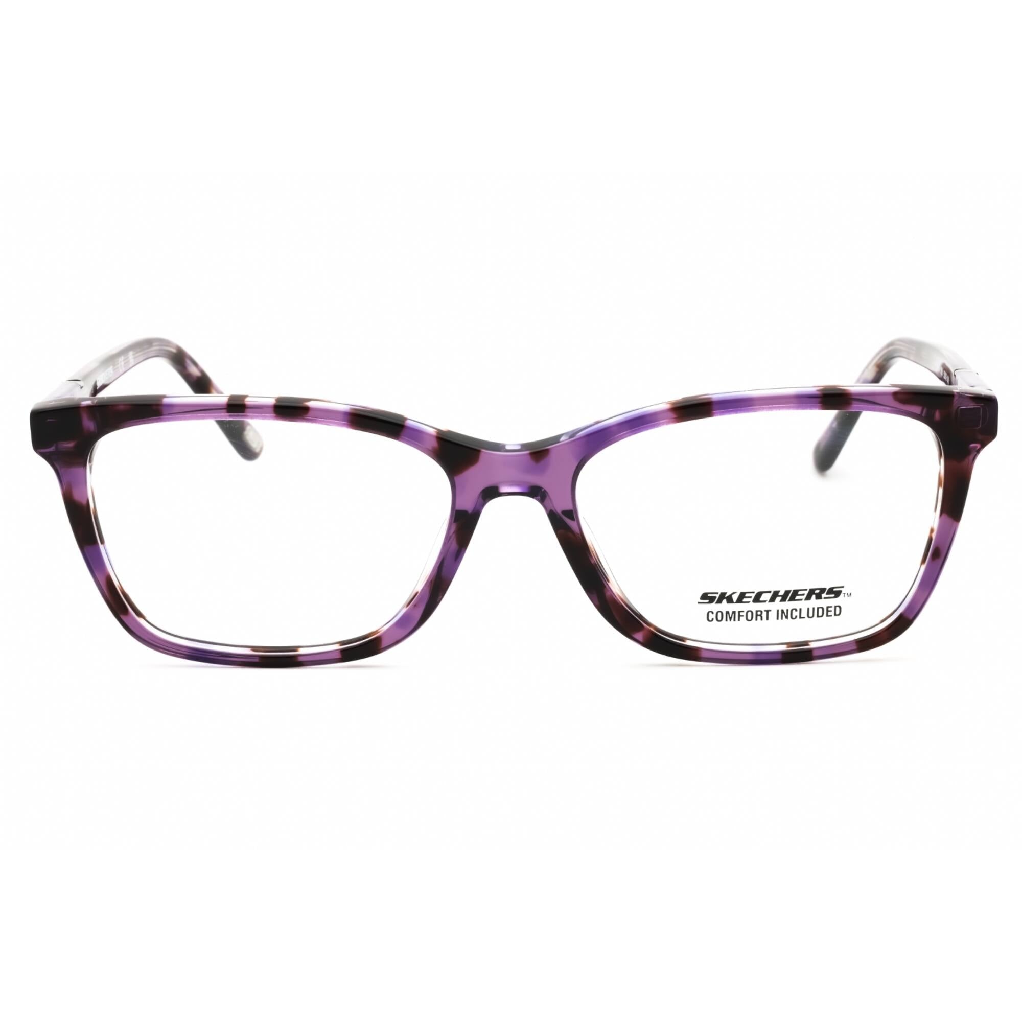 Skechers Women's Eyeglasses - Violet/Other Acetate Full Rim Cat Eye Frame | SE2154 083