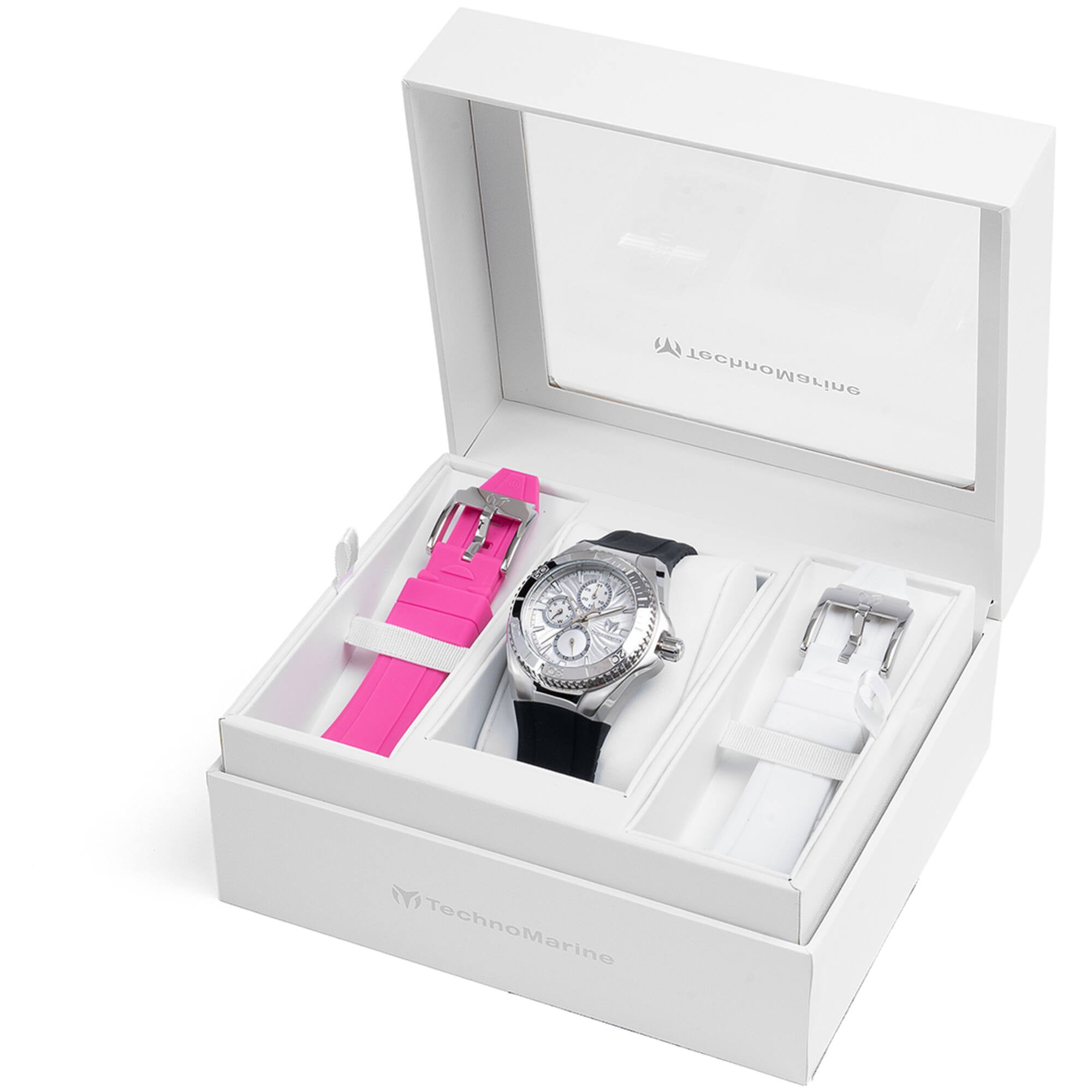 Technomarine Women's Watch - Cruise California Silver Tone Dial Strap | TM-124020