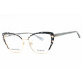 Guess Women's Eyeglasses - Grey/Other Metal Cat Eye Shape Full Rim Frame | GU50122 020