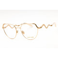 Roberto Cavalli Women's Eyeglasses - Shiny Rose Gold Cat Eye Full Rim | VRC053M 0300