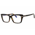 Tom Ford Women's Eyeglasses - Dark Havana Acetate Cat Eye Shape Frame | FT5894-B 052