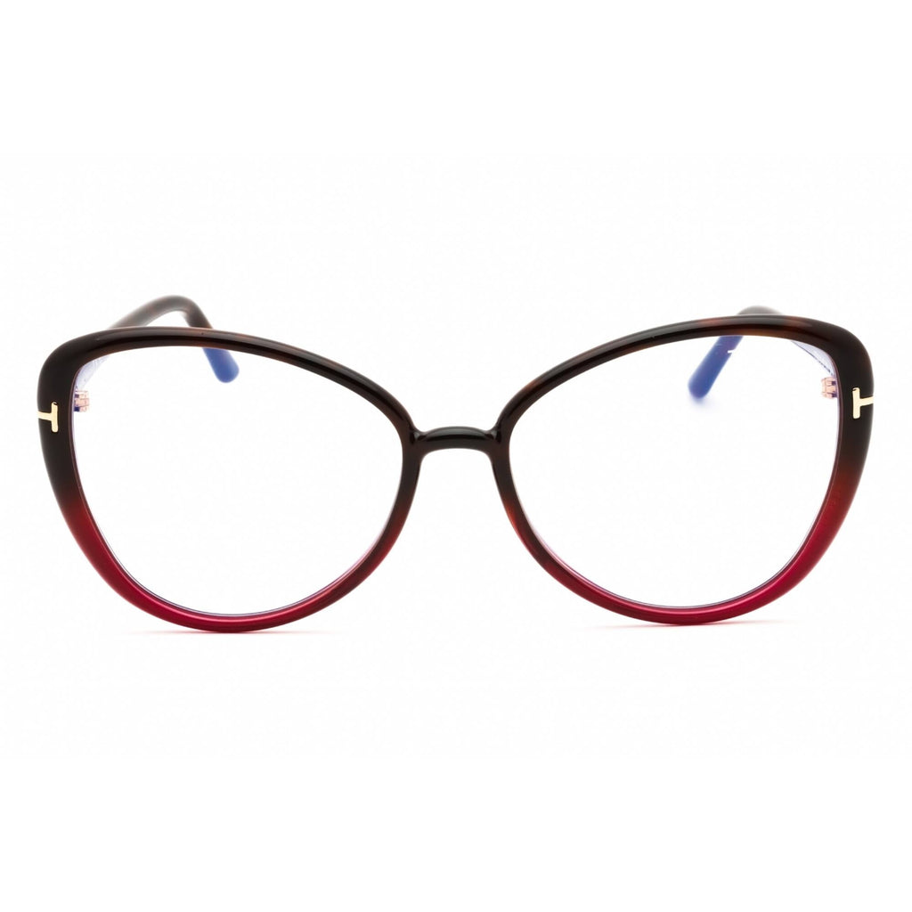 Tom Ford Women's Eyeglasses - Coloured Havana Cat Eye Full Rim Frame | FT5907-B 055
