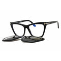 Tom Ford Women's Eyeglasses - Shiny Black Acetate Cat Eye Shape Frame | FT5971-B 001