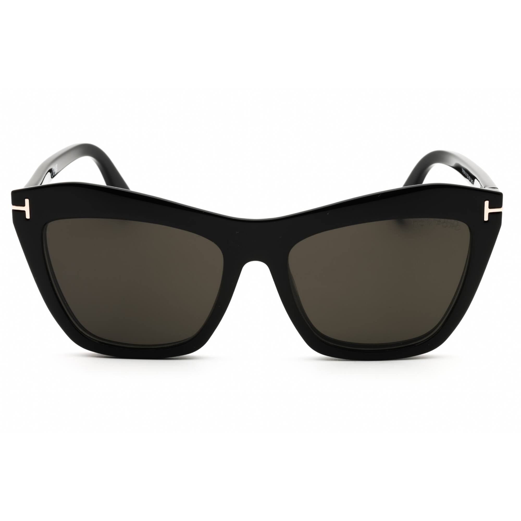 Tom Ford Women's Eyeglasses - Shiny Black Acetate Cat Eye Shape Frame | FT5971-B 001