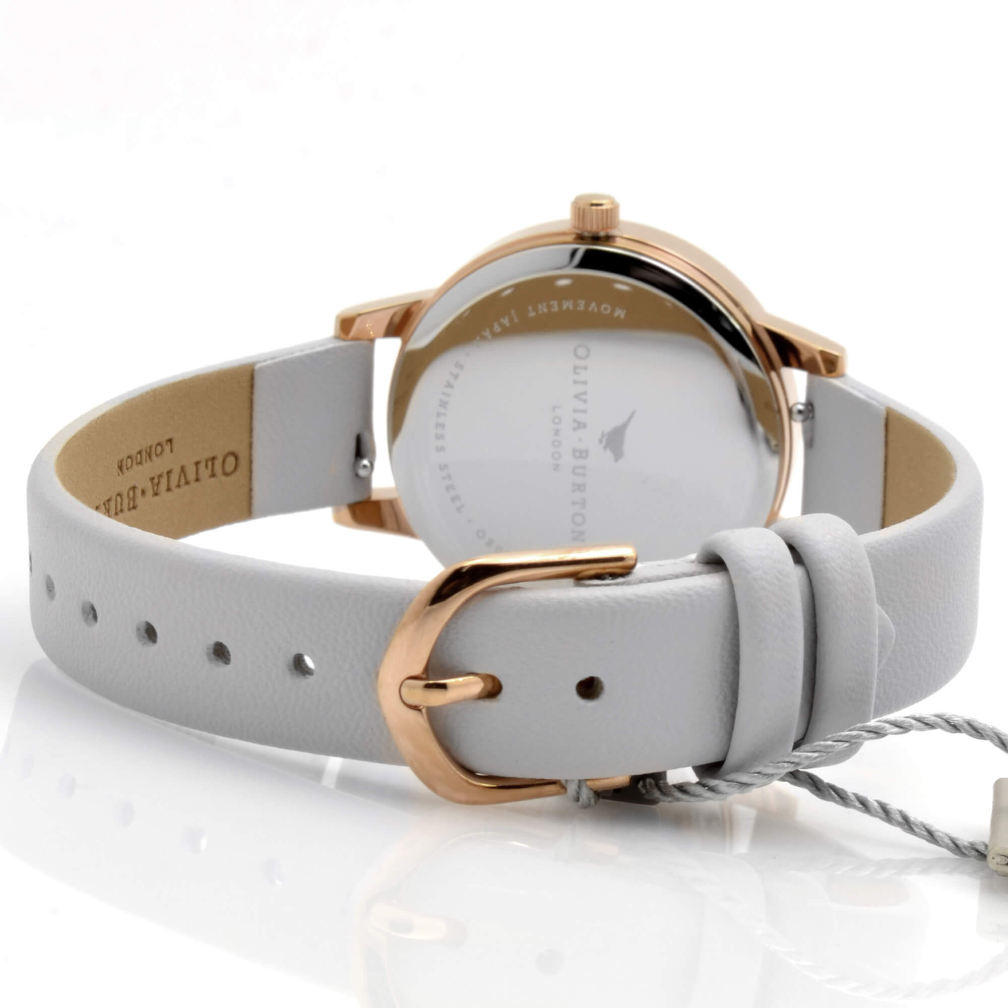 Olivia Burton Women's Watch - Bejewelled Bee White Dial Pink Strap | OB16EX141