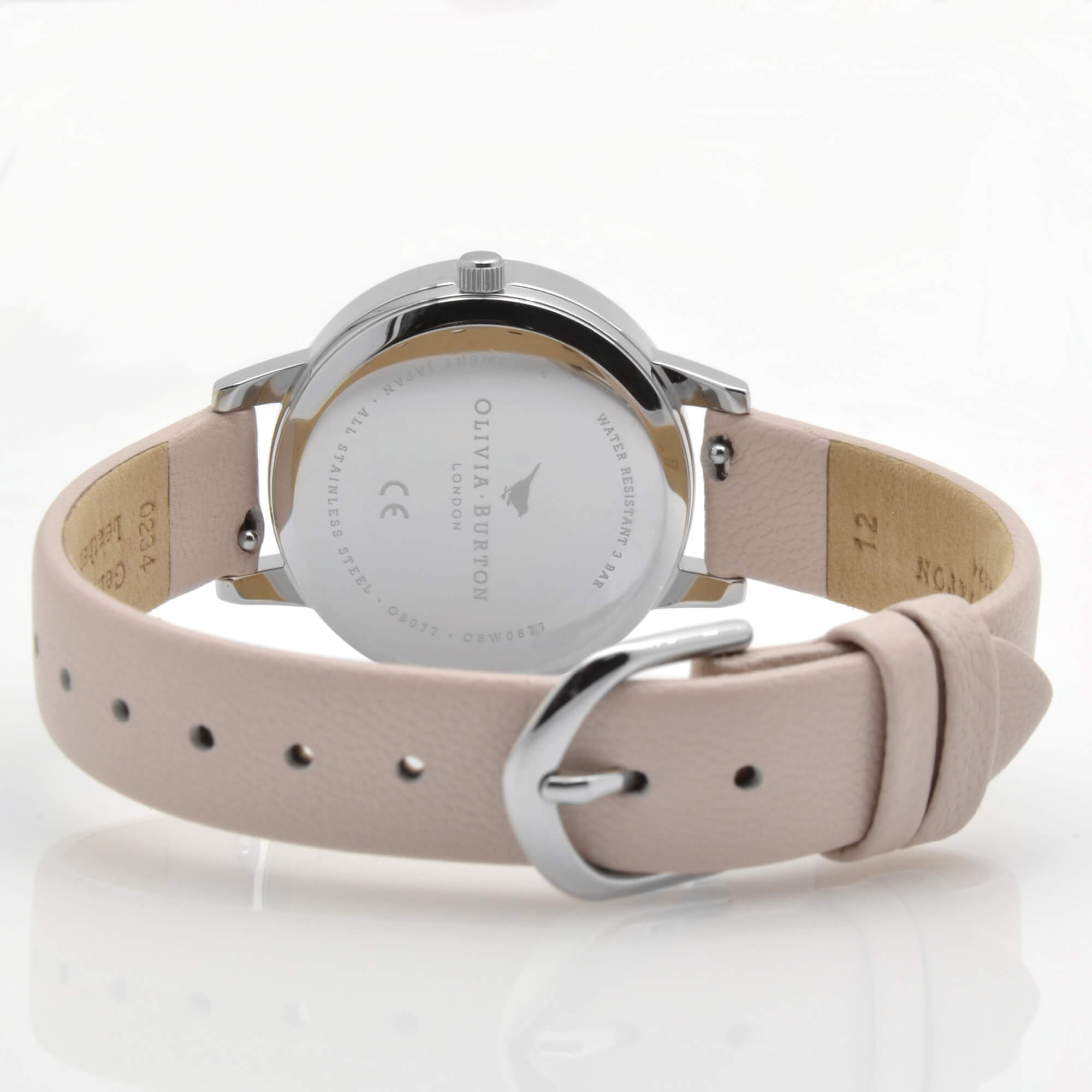 Olivia Burton Women's Watch - Sparkle Bee Quartz Pink Leather Strap | OB16GB09
