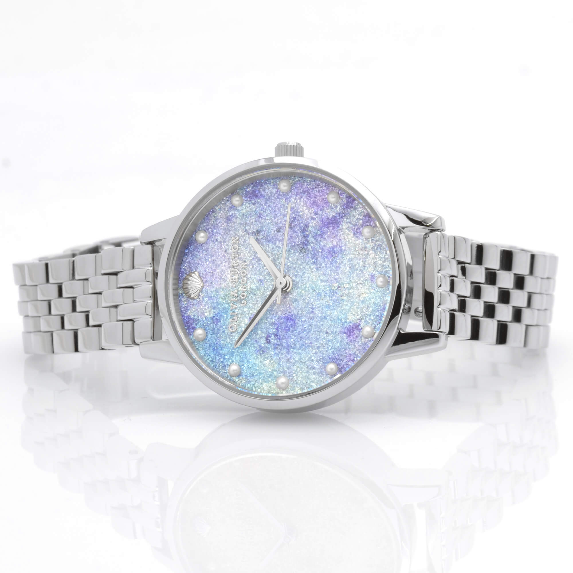 Olivia Burton Women's Watch - Under The Sea Lilac and Aqua Dial Bracelet | OB16US43