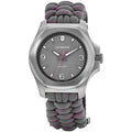 Victorinox Women Watch - I.N.O.X. V Quartz Silver Case Grey Dial Nylon Strap | 241920