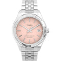 Timex Women's Watch - Waterbury Pink Dial Stainless Steel Bracelet | TW2V31500VQ
