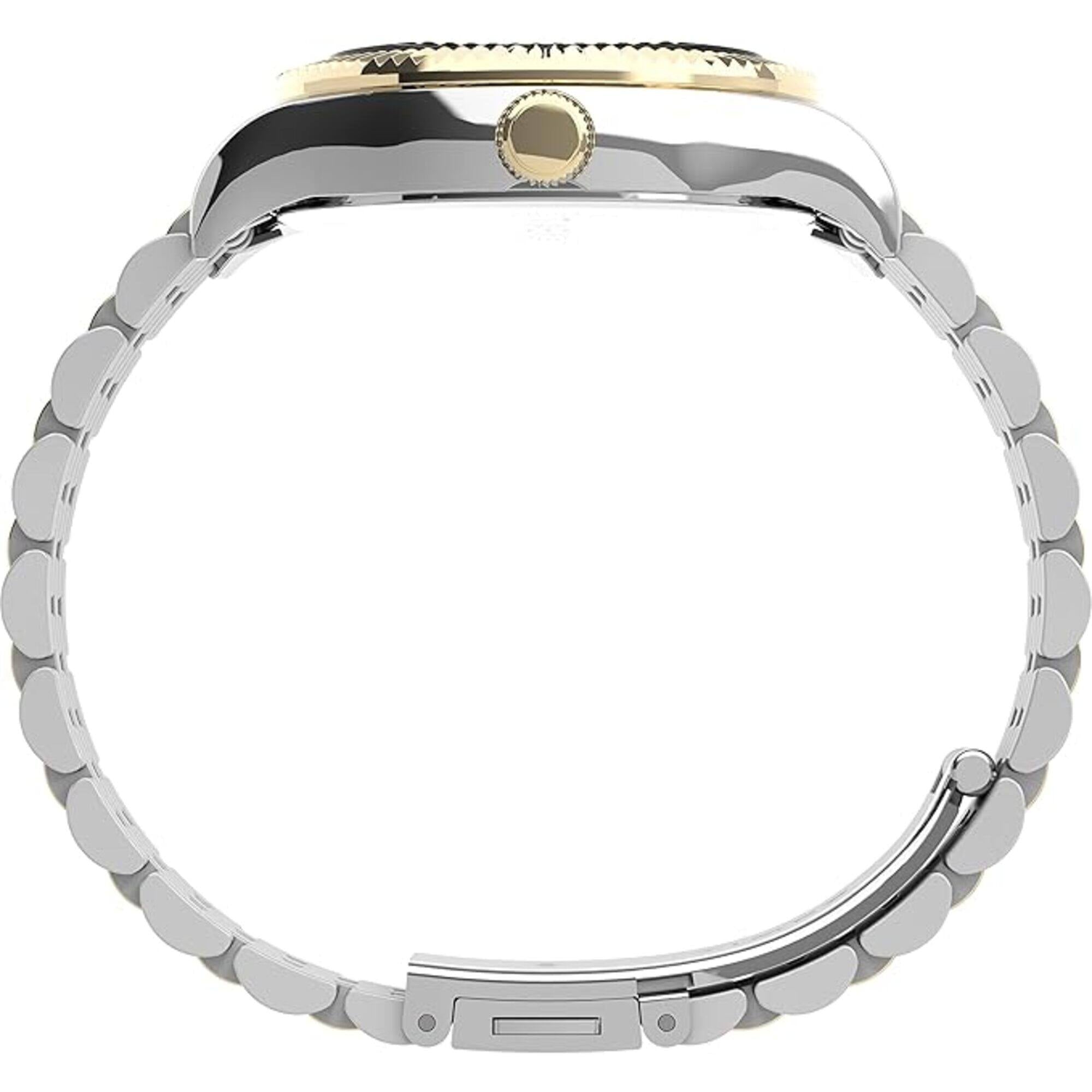 Timex Women's Watch - Waterbury Legacy Blue Dial Two Tone Steel Bracelet | TW2V45800VQ