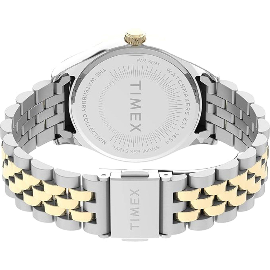 Timex Women's Watch - Waterbury Legacy Blue Dial Two Tone Steel Bracelet | TW2V45800VQ
