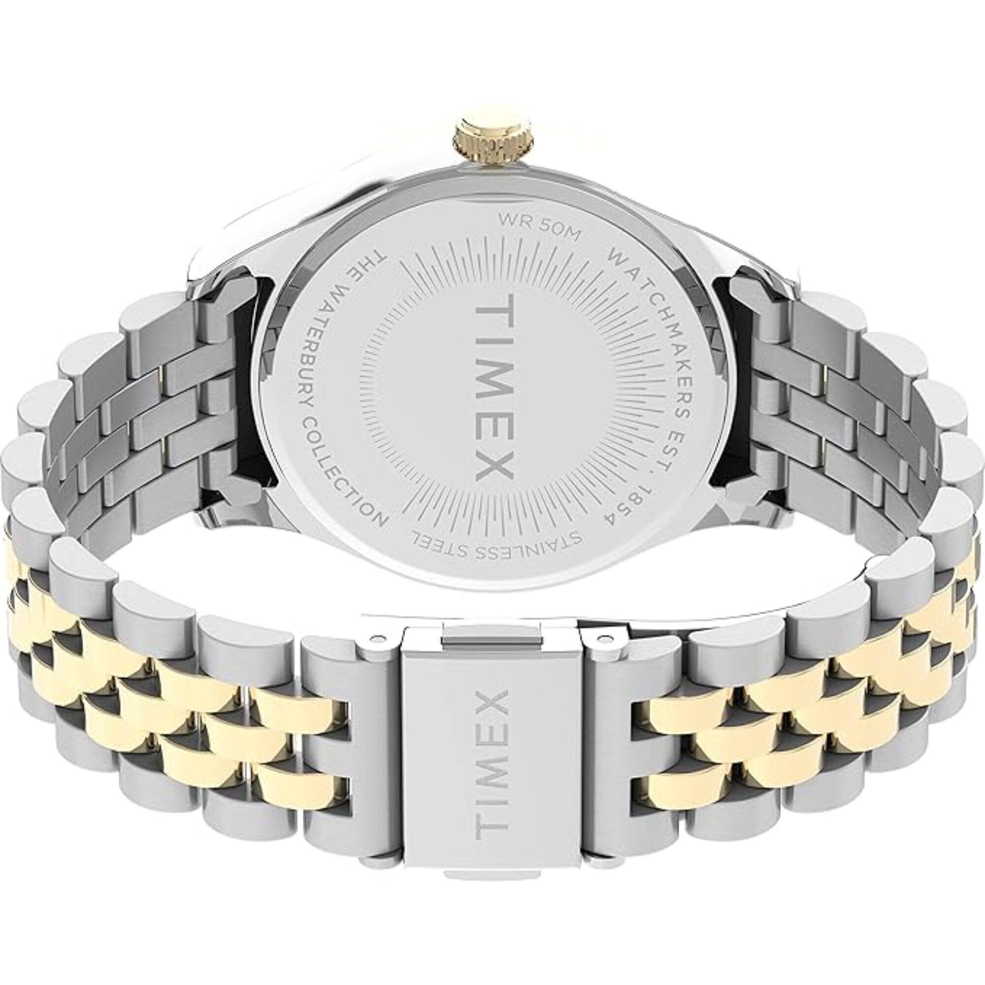 Timex Women's Watch - Waterbury Legacy Blue Dial Two Tone Steel Bracelet | TW2V45800VQ