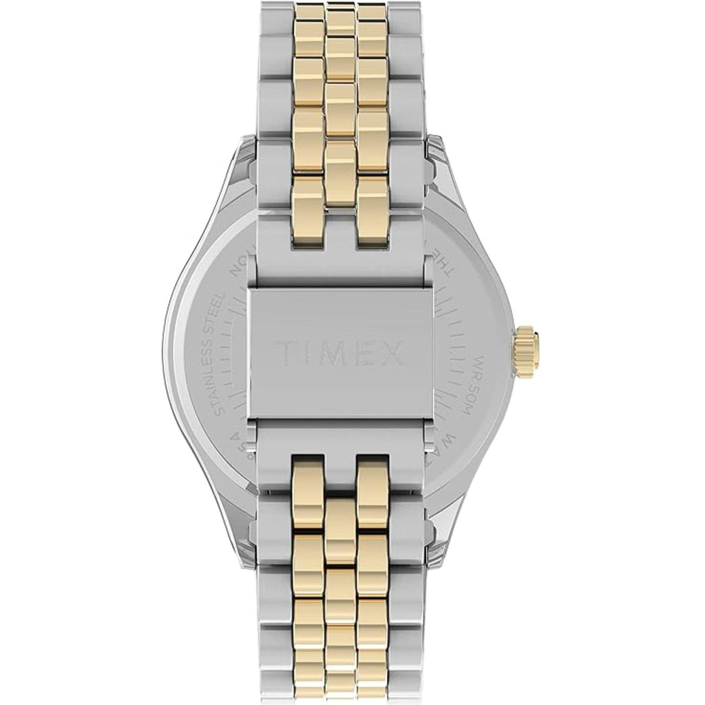 Timex Women's Watch - Waterbury Legacy Blue Dial Two Tone Steel Bracelet | TW2V45800VQ