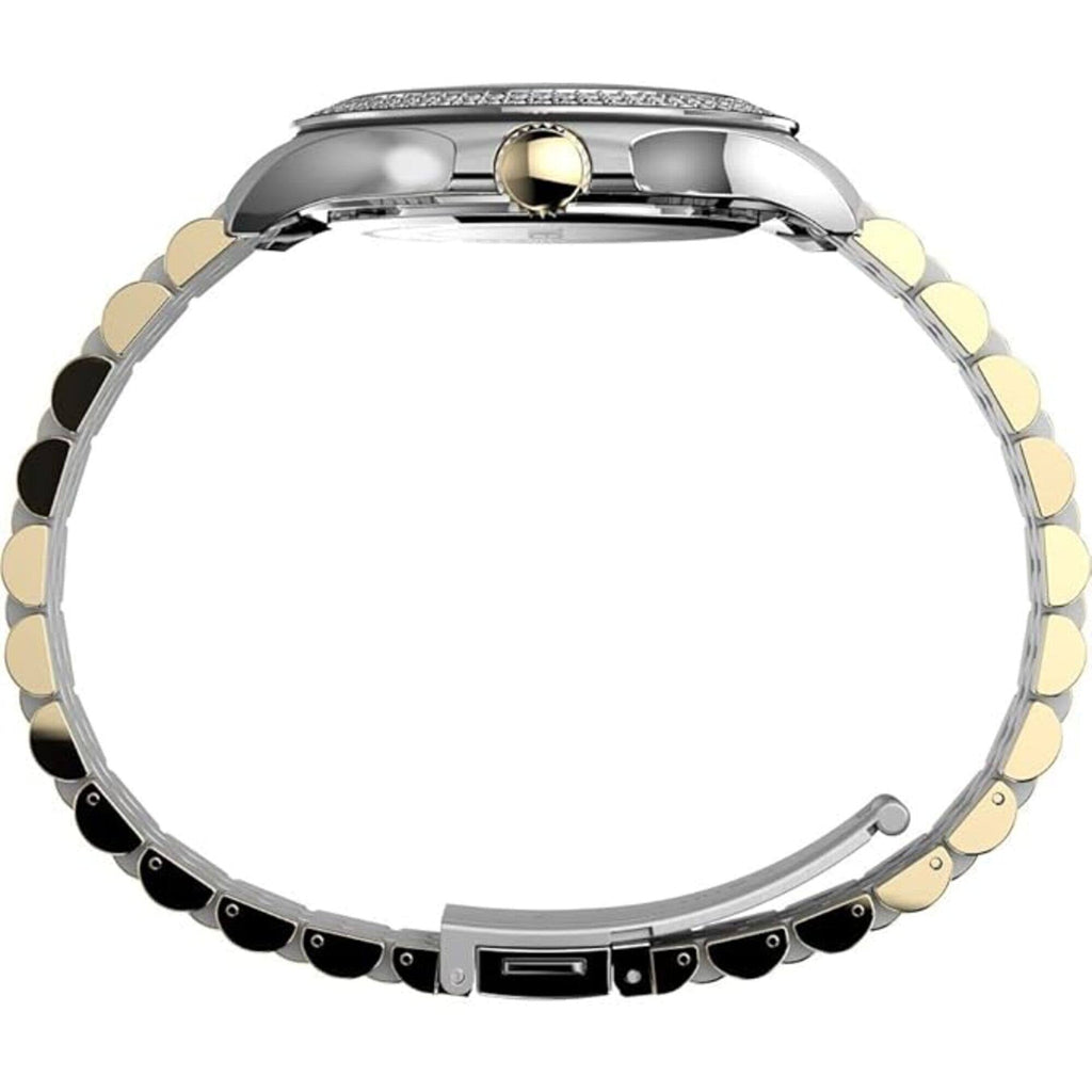 Timex Women's Watch - Silver Dial Two Tone Stainless Steel Bracelet | TW2V79500VQ