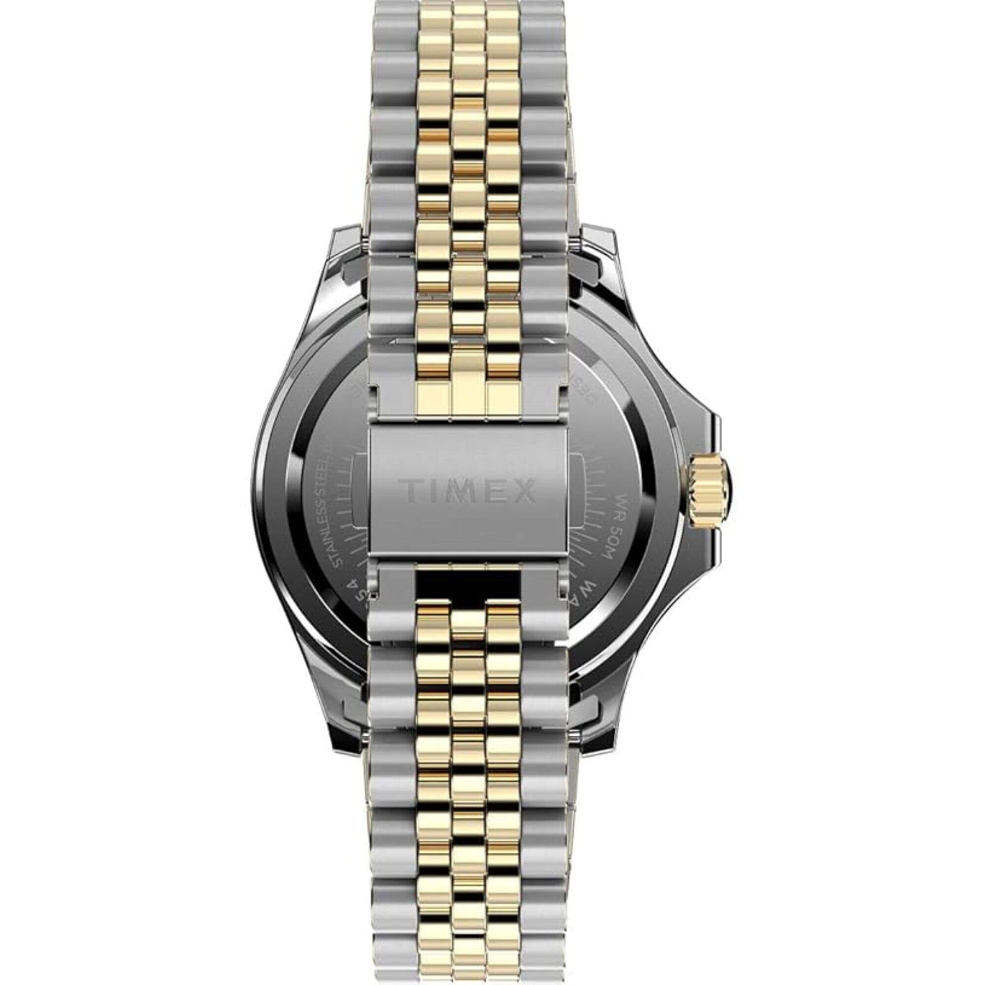 Timex Women's Watch - Silver Dial Two Tone Stainless Steel Bracelet | TW2V79500VQ