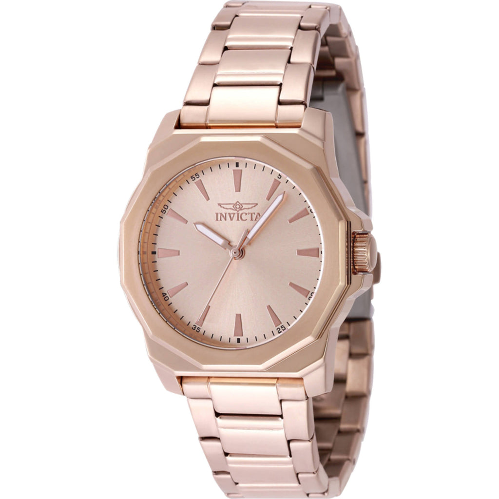 Invicta Women's Watch - Speedway Quartz Rose Gold Tone Dial Steel Bracelet | 49089