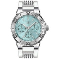 Invicta Women's Watch - Aviator Light Blue Dial White and Silver Tone Strap | 49891