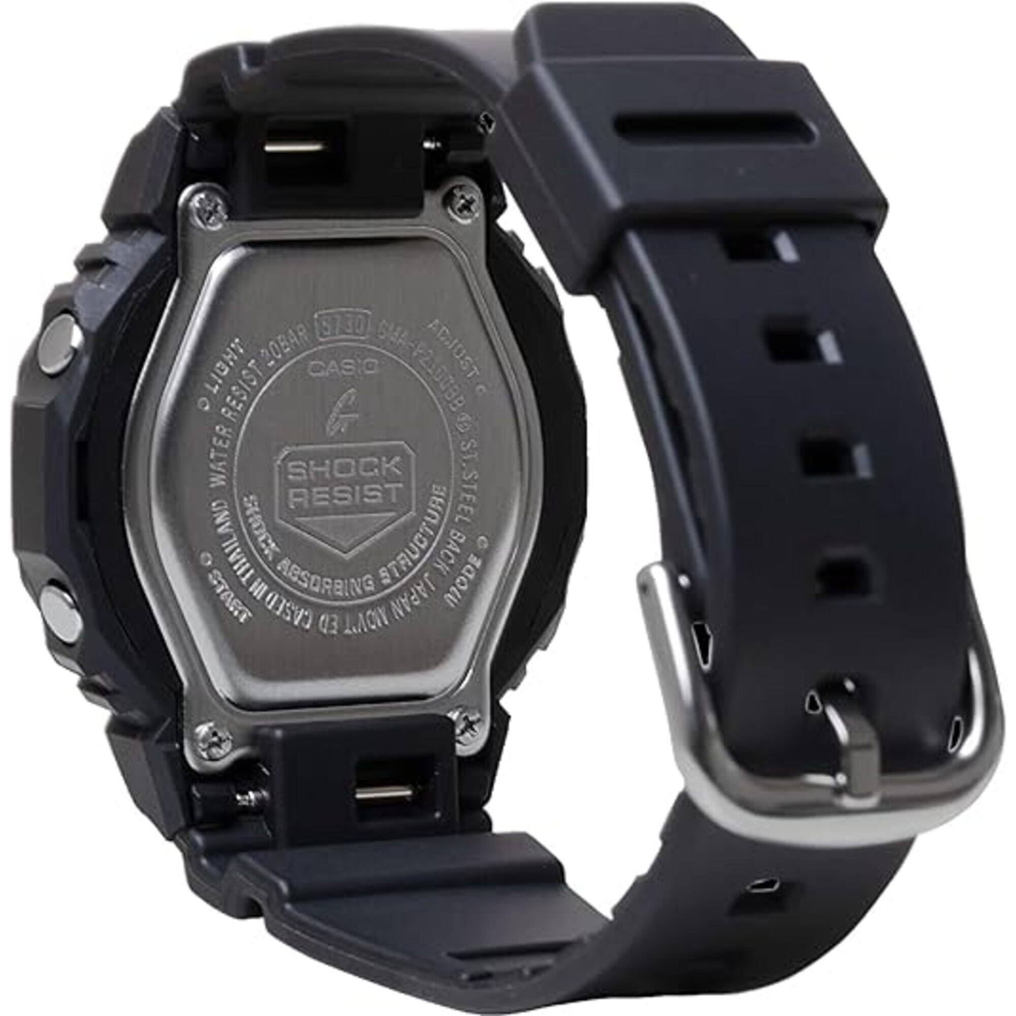 Casio Women's Dive Watch - G-Shock Quartz Ana-Digi Black Resin Strap | GMAP2100BB-1A