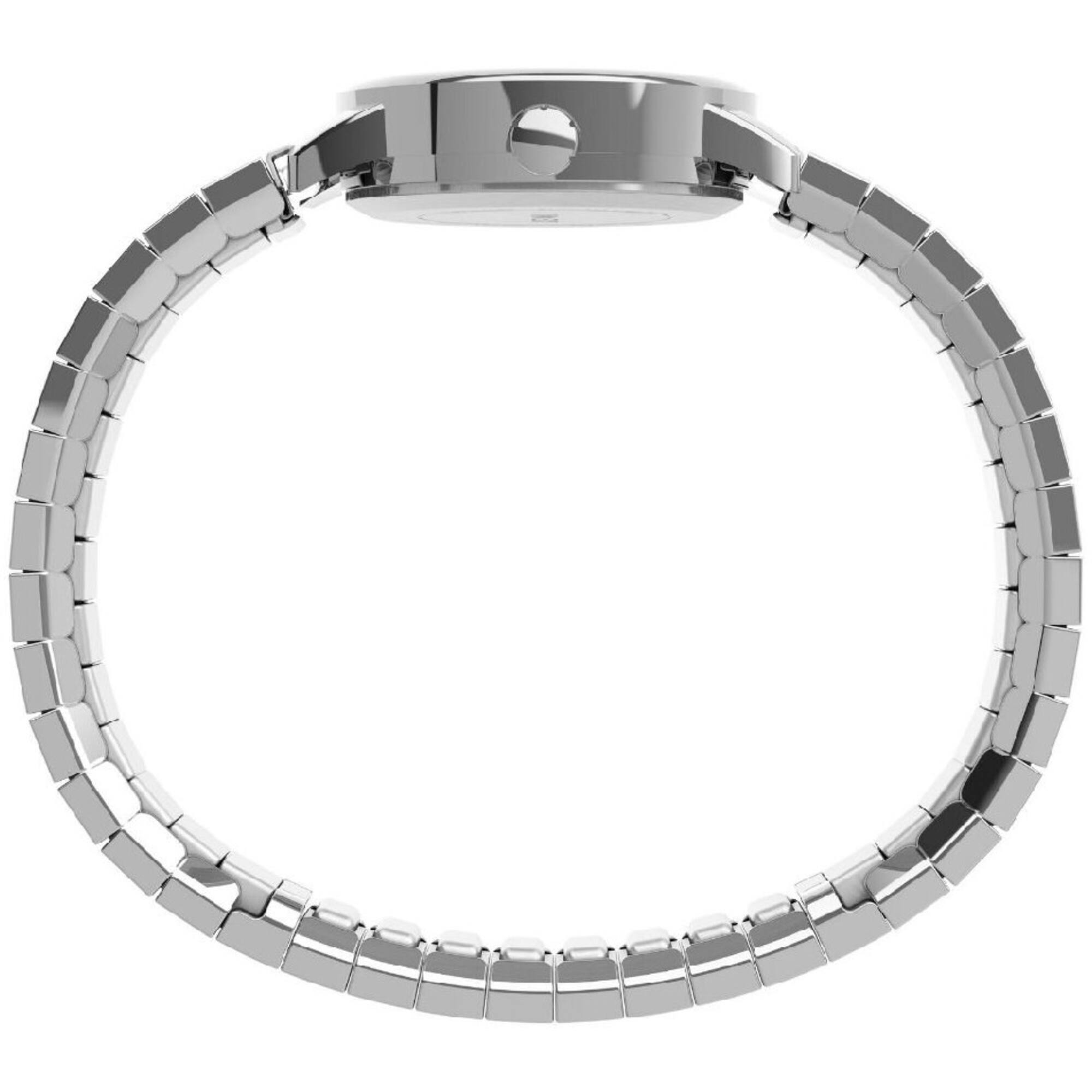 Timex Women's Watch - Easy Reader Quartz White Dial Silver Tone Bracelet | TW2V05800