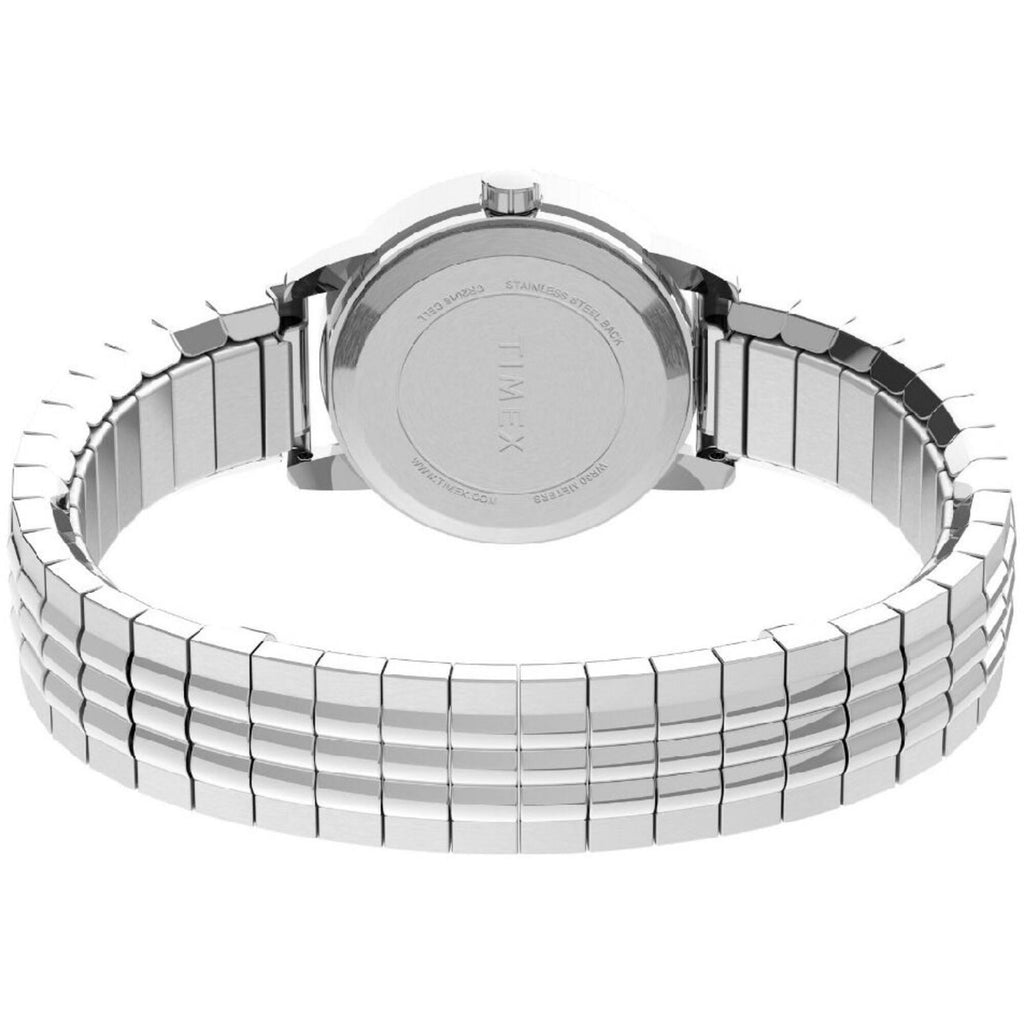 Timex Women's Watch - Easy Reader Quartz White Dial Silver Tone Bracelet | TW2V05800