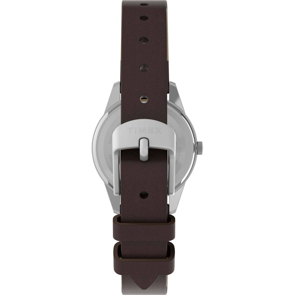 Timex Women's Watch - Expedition Quartz Cream Dial Brown Leather Strap | TW4B25600