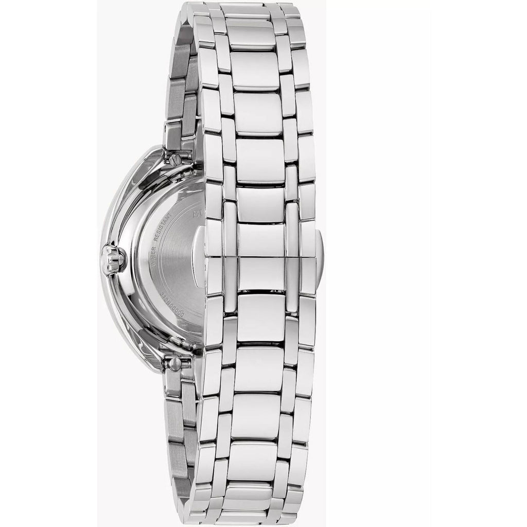 Bulova Women's Watch - Duality Quartz Diamond Blue Dial Silver Tone Bracelet | 96X160