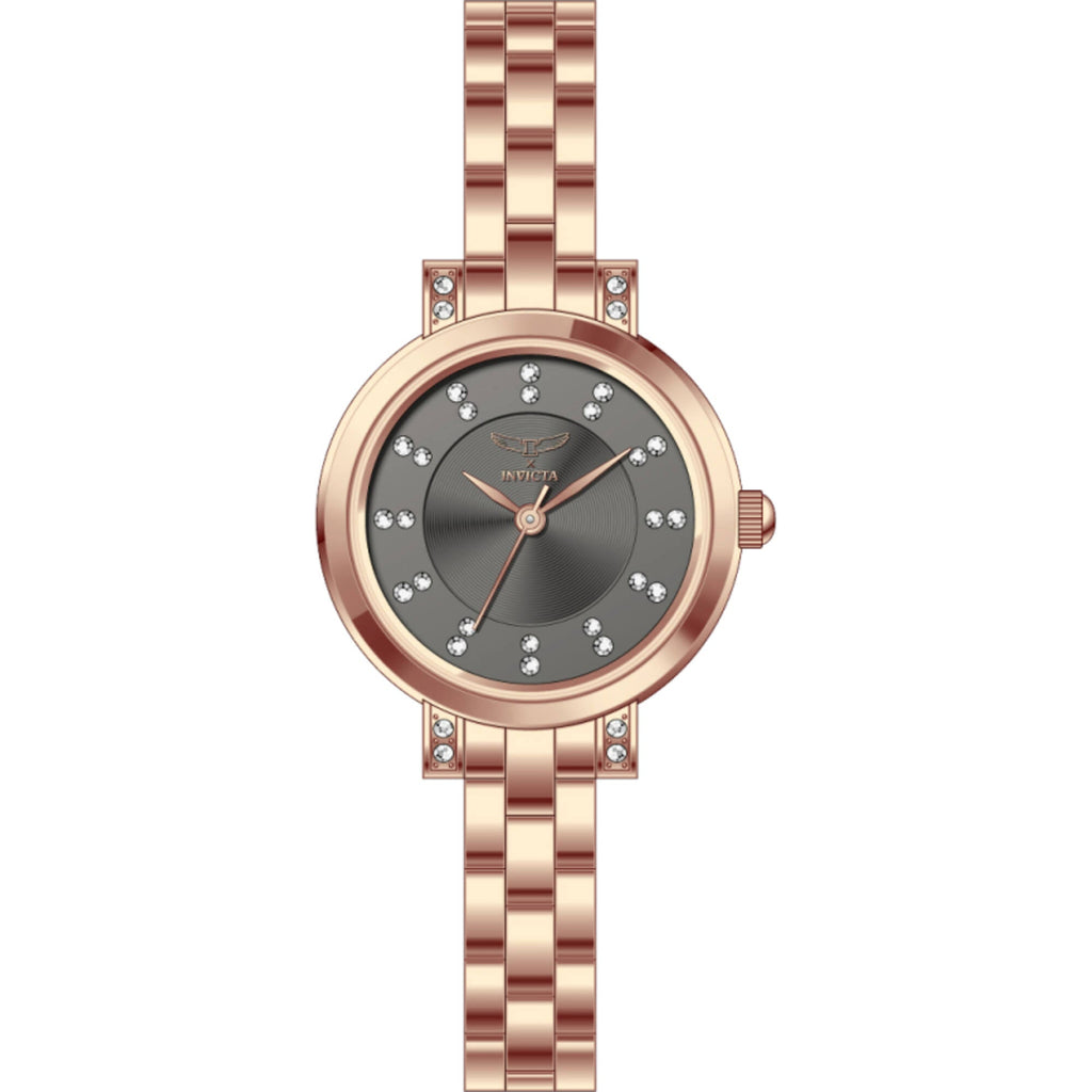 Invicta Women's Watch - Angel I by Invicta Charcoal Dial Rose Gold Bracelet | 69071