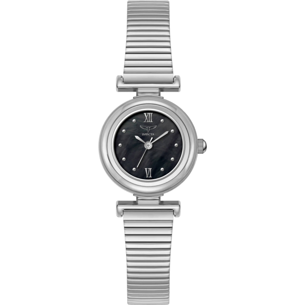 Invicta Women's Watch - Celestial Quartz Black Dial Stainless Steel Bracelet | 69081
