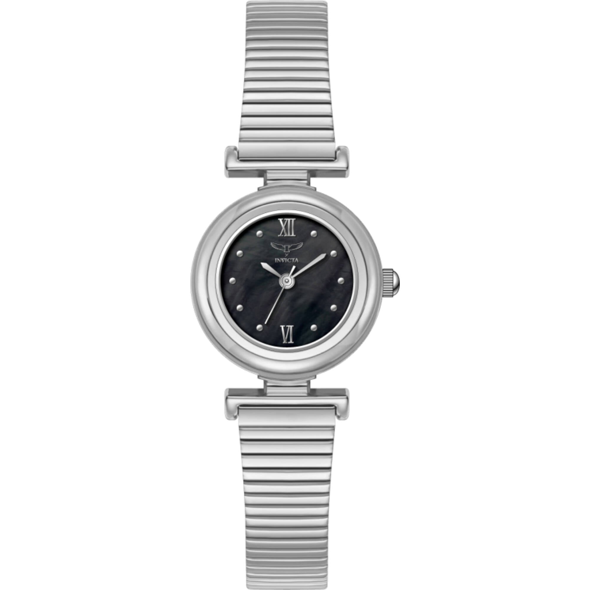 Invicta Women's Watch - Celestial Quartz Black Dial Stainless Steel Bracelet | 69081