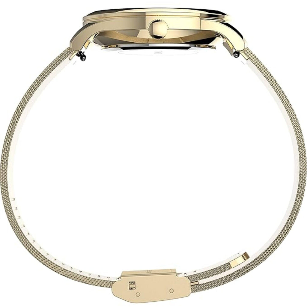 Timex Women's Watch - Easy Reader Quartz Yellow Gold Mesh Bracelet | TW2V268009J