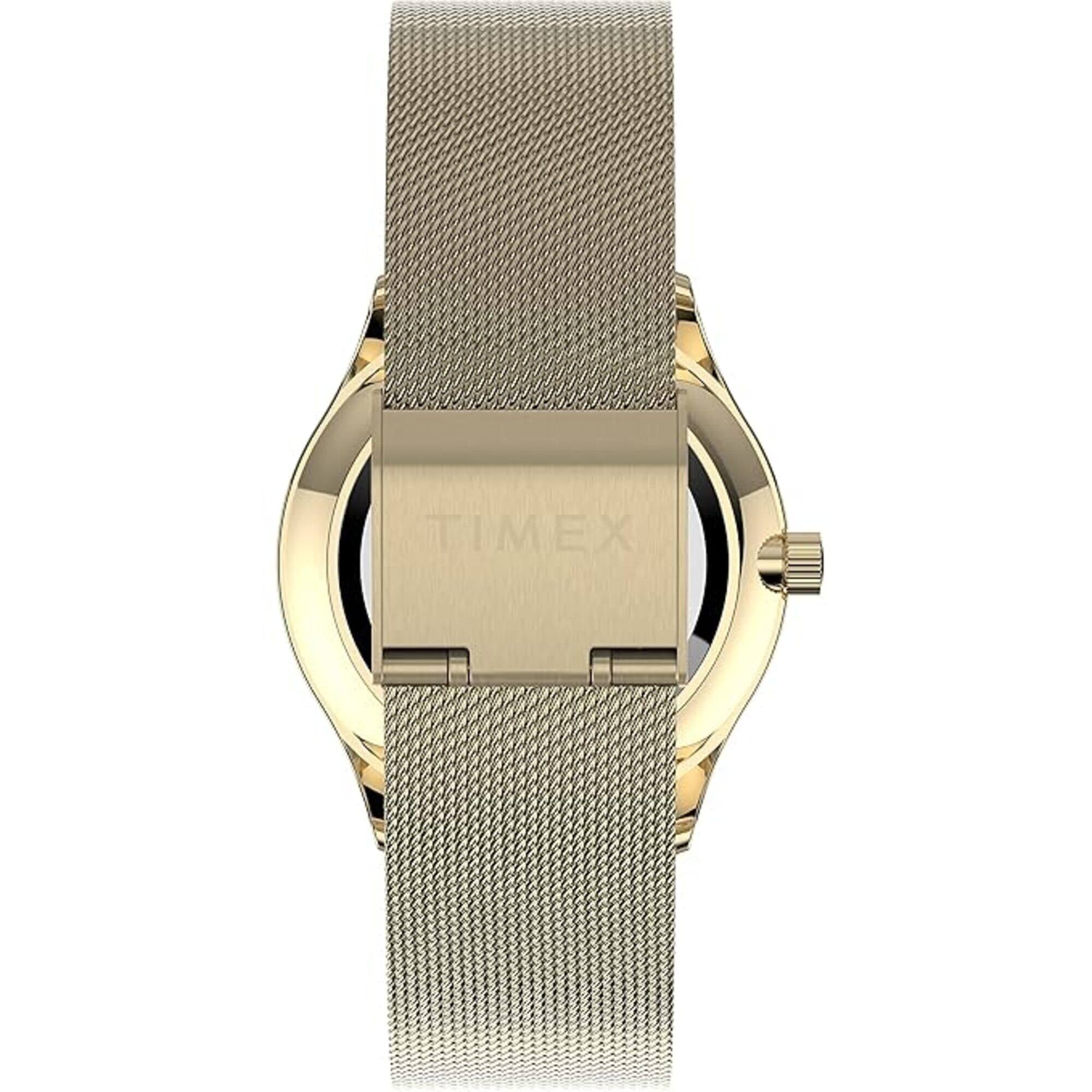 Timex Women's Watch - Easy Reader Quartz Yellow Gold Mesh Bracelet | TW2V268009J