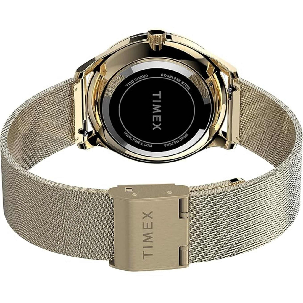Timex Women's Watch - Easy Reader Quartz Yellow Gold Mesh Bracelet | TW2V268009J