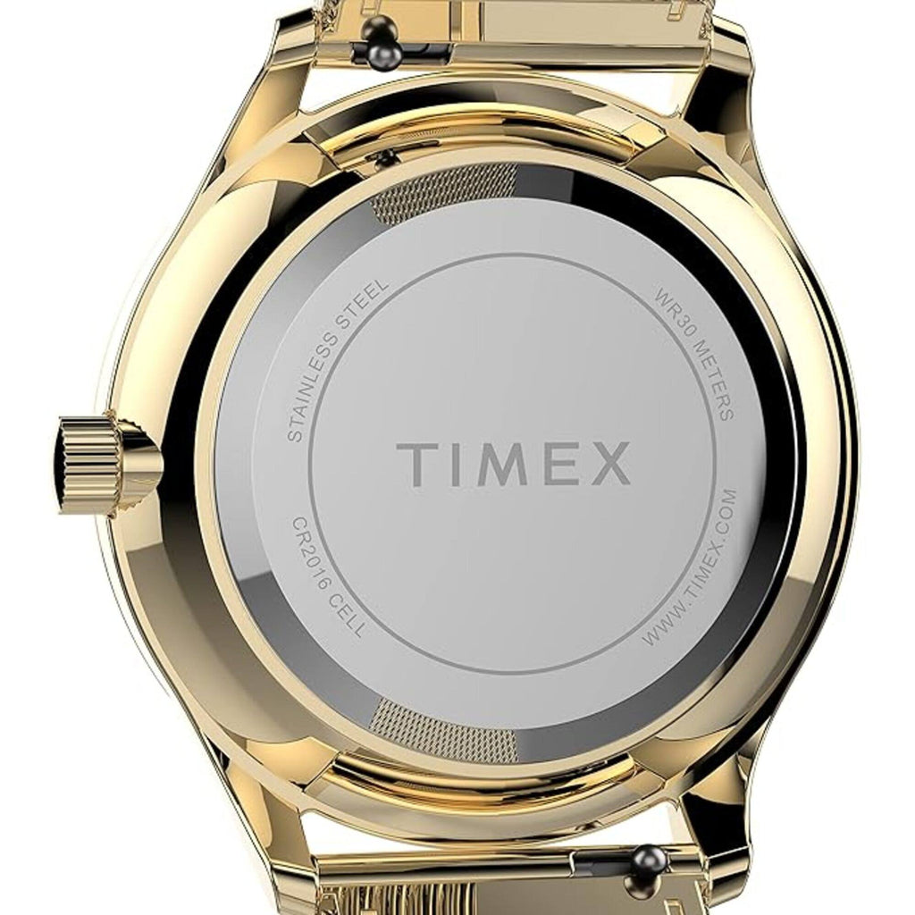 Timex Women's Watch - Easy Reader Quartz Yellow Gold Mesh Bracelet | TW2V268009J