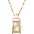 Invicta Women's Necklace Watch - Mini Angel Yellow Gold Stainless Steel | 49935